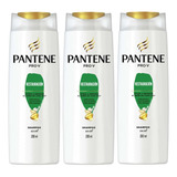 3 Shampoo Pantene Pro-v Restauración Cabello Maltratad 200ml