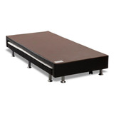 Cama Box Base C/auxiliar Solteiro Revolution Black (88x188)