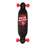 Skate Longboard Mess Abec-7 Preto E Vermelho Red Nose