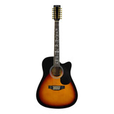 Guitarra Electroacústica Mccartney Bfg-4117c 12 Cuerdas Sb