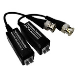 Par Conector Video Balun Engate Rápido Camera Ahd Cvi Tvi Hd