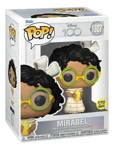 Figura De Accion Mirabel 1327 Encanto Ver. Glow Disney 100th Funko Pop