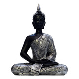 Imagen Decorativa Buda Meditado 28cm Importado 