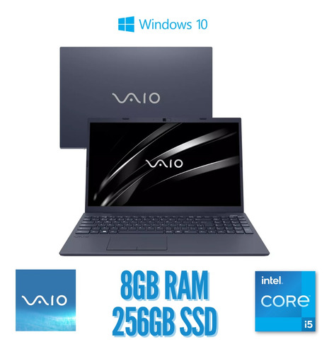 Notebook Vaio® Fe15 - Intel Core I5-10210u 8gb 256ssd - W10