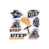 Pegatina Utep Miners De La Universidad De Texas En El Paso