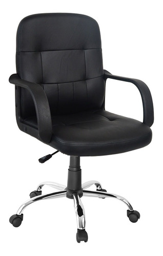 Sillon Oficina Vonne So-pv01 Maitess Color Negro