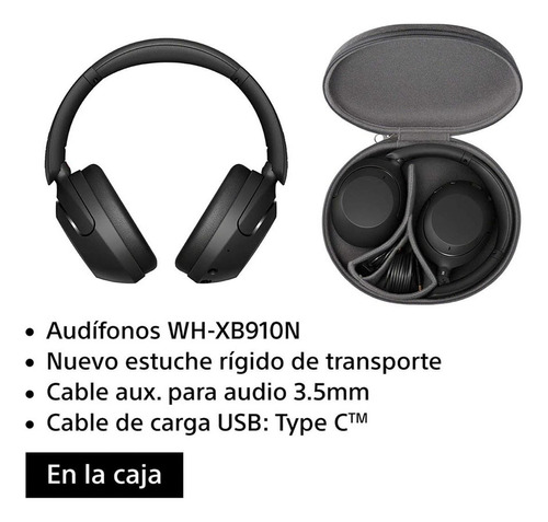 Audífonos Inalámbricos Con Noise Cancelling Wh-xb910n