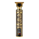 Maquininha Dragon Retro Ultra Afiado Barba Profissional Cor Dourado Voltagem 110v/220v