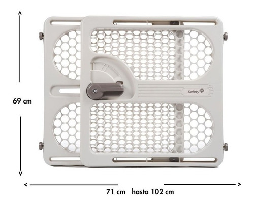 Puerta De Seguridad Para Bebe Y Mascotas Safety 1st 41817