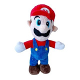 Peluche Personaje Mario Bros O Luigi Con Sonido 40 Cm Felpa