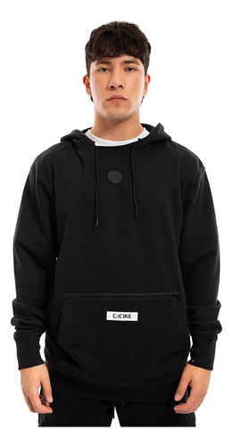 Polerón Hombre Hoodie Cac1ke Negro