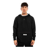 Polerón Hombre Hoodie Cac1ke Negro