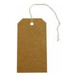 500 Tarjetas Etiquetas Vintage Kraft Tags 4.5x8.3cm