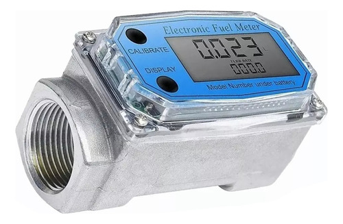 Caudalímetro De Turbina Digital Lcd De 1 Pulgada 10-100 Lpm