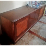 Mueble Cristalero C/cajón Cubiertos Lustrado M. Buen Estado