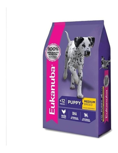 Alimento Perro Cachorro Eukanuba Puppy Medium 15kg. Np