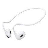 Auriculares Proair De Conducción Ósea Inalámbricos V5.3 Color Blanco Luz Verde Claro