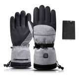 Guantes Calefactables Invierno, Pantalla Táctil Impermeable,