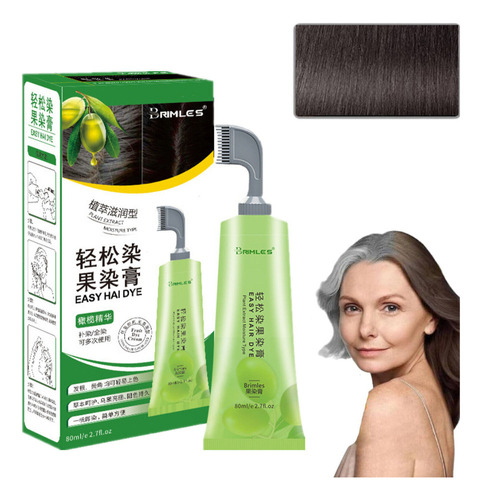 Ghb Tinte Natural Tratamiento Cubre Canas Vegetal Con Peine