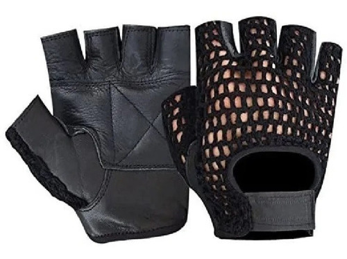 Guantes Gym Deportivos Pesas Gimnasio Con Cuero Resistente