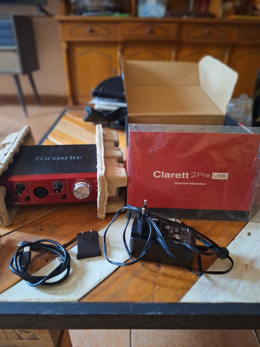  Clainterfaz De Audio Focusrite Clarett 2pre Usb