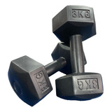 Par De Mancuernas 3kg C/u Pesas Recubiertas Premium Mr Gym