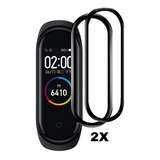 Kit 2 Películas Para Xiaomi Mi Band 4 Nano Gel 5d Tela Toda