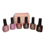 Mussa Coleccion De 6 Esmaltes De Gel Uv   U 