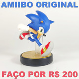 Amiibo Sonic Super Smash Bros Original Faço Por R$ 200
