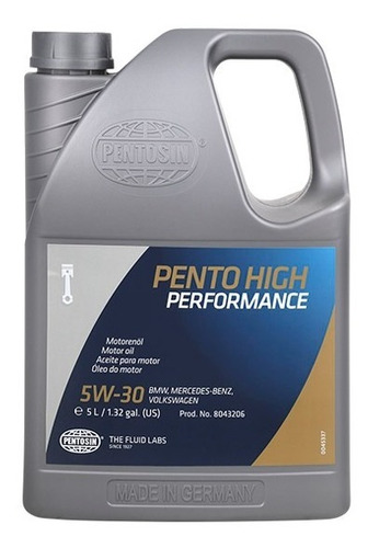 Aceite Motor Pentosin 5w30 100% Sintético