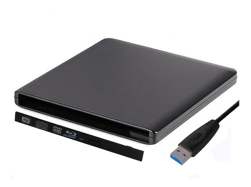 Plástico Duro Delgado Usb 3.0 Sata 9.0 / 9. 5mm Externo Dvd