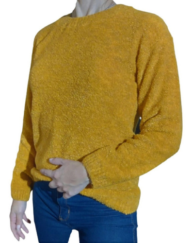 Sweater Mujer Vestir Moda Boucle Importado Directo  Fabrica