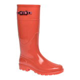 Bota De Lluvia Top Moda 748 Para Mujer Color Naranja E6