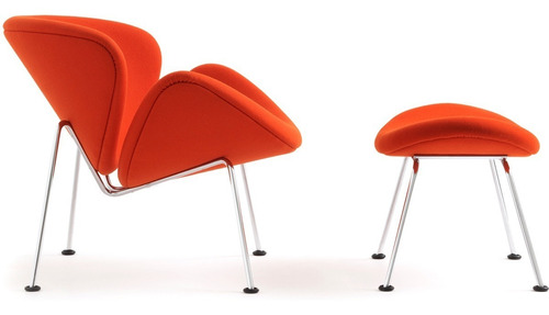 Sillon Orange Pierre Paulin + Apoya Pie Direct De Fabrica1° 