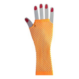 Guantes De Red Largos Fluo Retro Disfraz Halloween