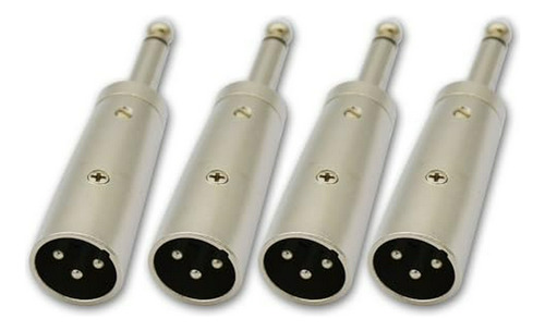 Adaptador Xlr A 1/4 Czyuntuo, 4 Pack