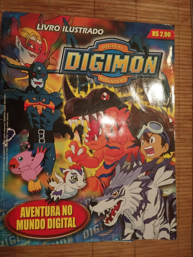 Álbum Digimon Aventura Mundo Digital Incompleto56 Figurinhas