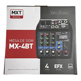 Console Mxt Mx-a4bt De Mistura 110v/220v Original Nfe