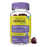 Rescues Plus Sleep & Stress Con Melatonina 60 Gomas