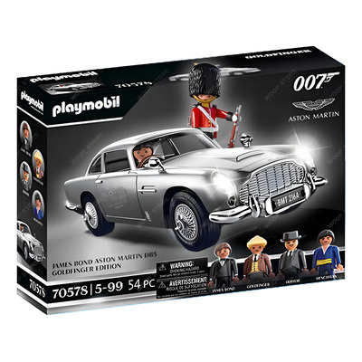 Figura Coleccion Playmobil James Bond Aston Martin Db5 54 Pc 54 007 Goldfinger