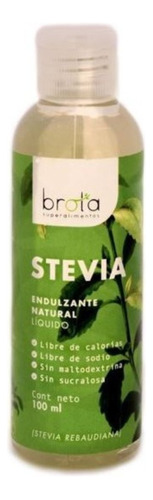 Stevia Liquida Marca Brota 100 Ml