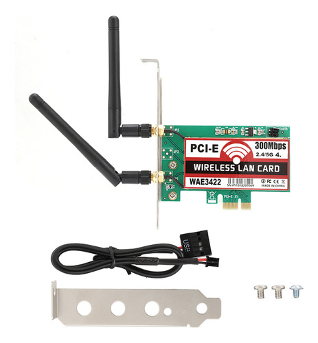 Antena Bluetooth Dual Pci-e Wae3422, 300 Mbps, 2, 4g/5g