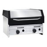 Parrilla A Gas Inoxidable Con Tapa Cook And Food 60cm Cfp