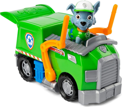 Patrulla Cachorros Canina Paw Patrol Vehiculo Figura Rocky´s