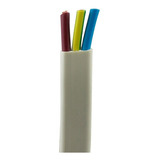 Cable Vaina Plana Blanco 3x2,5 Mm² X Metro Lineal.