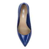 Zapato Dama Tacon 10cm Sintetico Azul 325-7586 Andrea