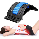 Masajeador Estirador Lumbar Ajustable Alivia Dolor Espalda