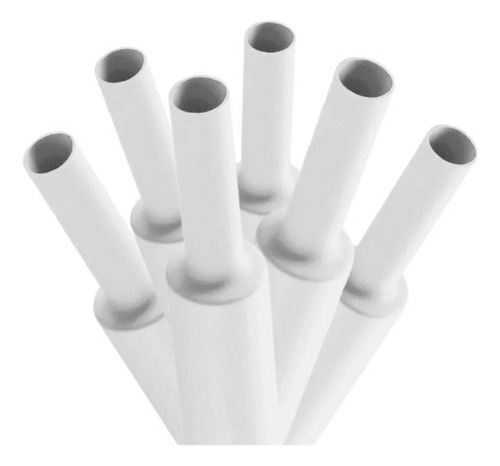 Espaguete/tubo Termo Retrátil Isolamento 10mm Branco -10 Mts