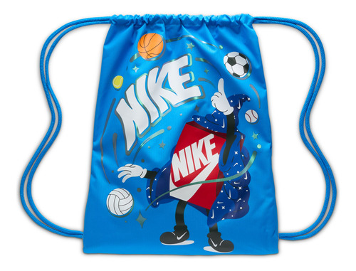 Bolsa Con Cordón 12l Para Niños Nike Azul