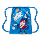 Bolsa Con Cordón 12l Para Niños Nike Azul